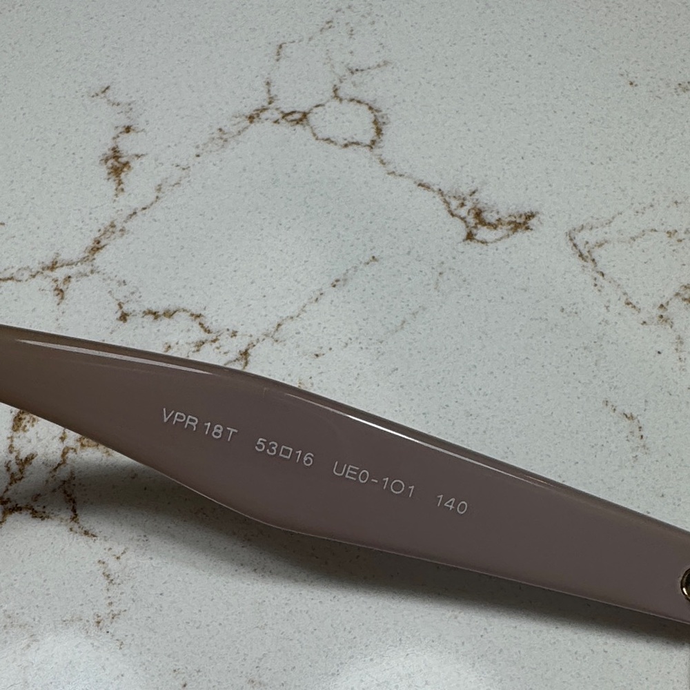 Prada Tortoise Shell Pink Brown Glass Frames Vpr … - image 7